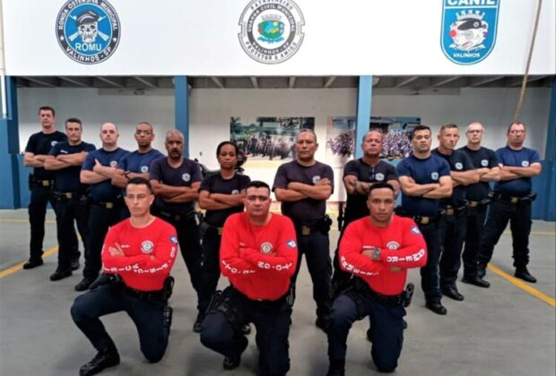 Polícia Municipal de Cosmópolis ministra treinamento em Valinhos