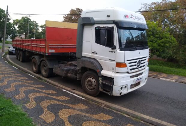 Conchal tem caminhão roubado com carga avaliada em 300 mil reais