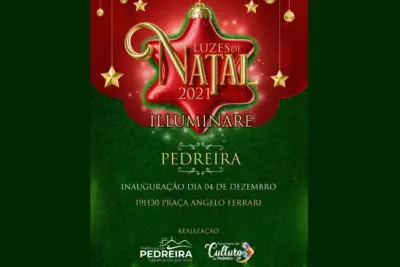 Pedreira inaugura mais uma edição do Projeto “Luzes de Natal”