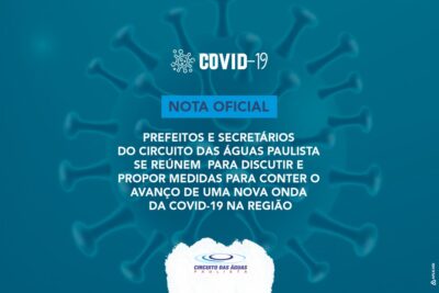 Prefeitos e Secretários do Circuito das Águas Paulista se reúnem para discutir e propor medidas para conter o avanço de uma nova onda da Covid-19 na região