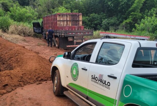 Patrulha Rural recupera caminhão roubado em Engenheiro Coelho