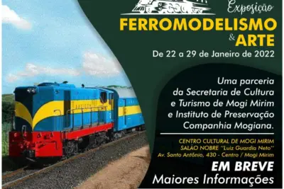 Ferromodelismo é tema de exposição no Centro Cultural