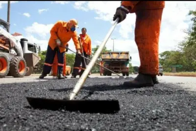 Prefeitura realiza ação tapa buracos