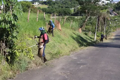 JARDIM PLANALTO E RESIDENCIAL FLORESTA   RECEBEM AÇÕES DO PROGRAMA “CIDADE LIMPA”