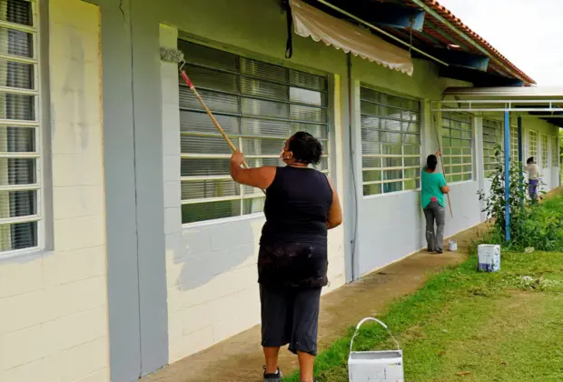 Educação realiza zeladoria das escolas para retorno das aulas