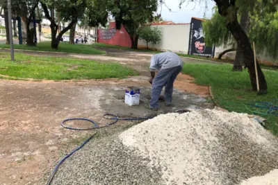 Prefeitura constrói novo bebedouro no Jardim Planalto em Artur Nogueira 