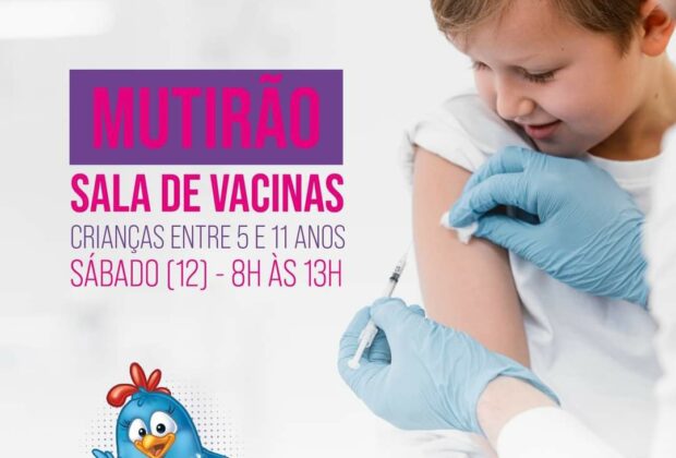 Engenheiro Coelho realiza mais um mutirão de vacinação infantil contra Covid-19
