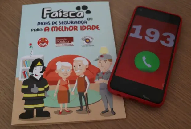 Bombeiros promove campanha para alertar idosos e cuidadores