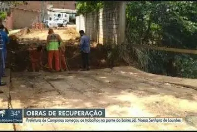 Prefeitura inicia obras em ponte interditada alvo de reclamações de moradores