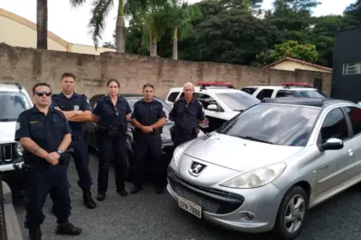 Guarda Municipal de Pedreira recupera veículo furtado em Itatiba