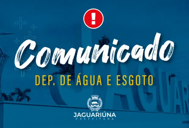 ABASTECIMENTO: Durante este período, o abastecimento do bairro ocorrerá durante 12 horas por dia