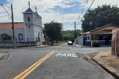 Vila Pichatelli recebe nova sinalização de solo