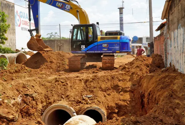 Obras antienchente do Santa Terezinha chegam à viela do bairro