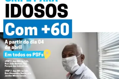 Engenheiro Coelho inicia vacinação contra Influenza para idosos acima de 60 anos