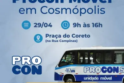 Cosmópolis receberá Procon Móvel