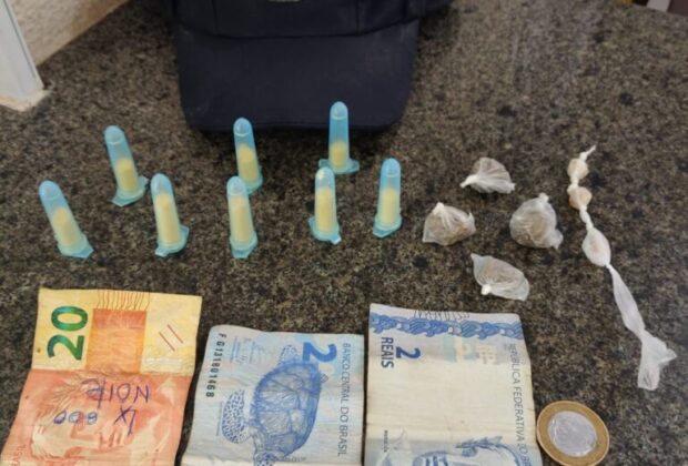 Dinheiro e drogas são localizados com menor no Cidade Alta