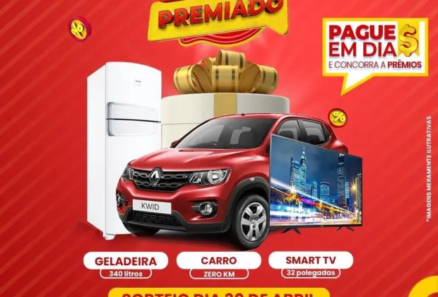 Restam poucos dias para o sorteio do ‘IPTU premiado’ em Artur Nogueira Moradores poderão ganhar prêmios, entre eles geladeira, Smart TV e um carro 0km