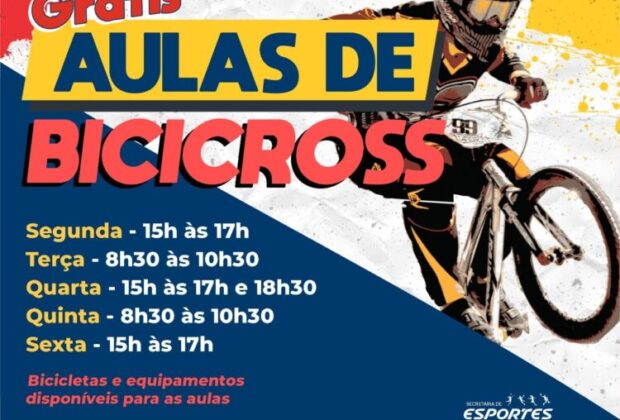 Secretaria Municipal de Esportes oferece aulas gratuitas de bicicross