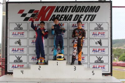 Piloto de Paulínia é vice-campeão da 3ª etapa da Copa Itu de Kart