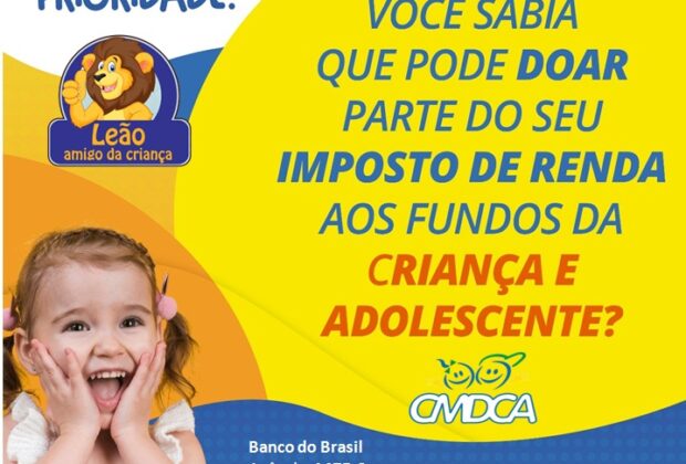 Imposto de Renda pode beneficiar crianças e adolescentes em Artur Nogueira