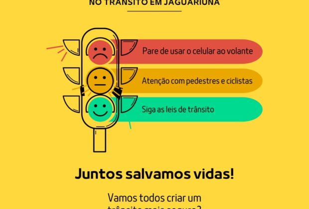 Mobilidade Urbana promove evento da campanha Maio Amarelo em Jaguariúna neste sábado