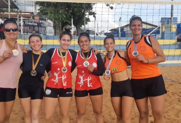 Jaguariúna garante lugar no pódio do Campeonato Regional de Volei de Praia