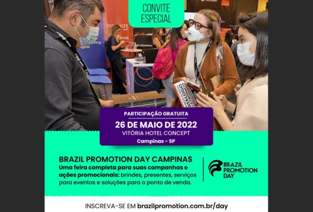 Está chegando o Brazil Promotion Day Campinas e você é nosso convidado especial