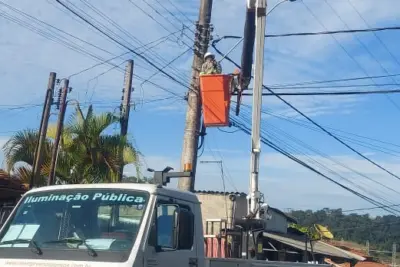 Prefeitura intensifica troca de lâmpadas no Distrito de Três Pontes, em Amparo