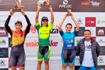 Guaçuanos conquistam quatro pódios na Copa Mazza de Ciclismo