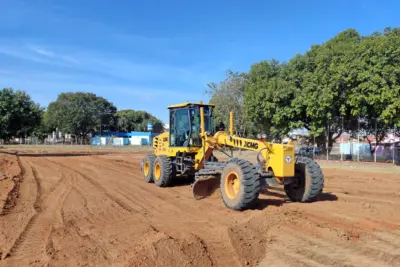 Obras inicia estrutura de base para criação de Areninha Esportiva no Ypê II