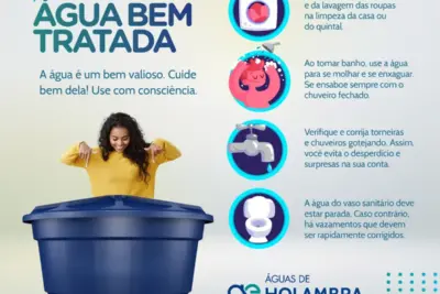 #minhaáguabemtratada Águas de Holambra traz dicas de uso consciente da água