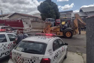 Homem de 62 anos morre imprensado entre dois caminhões em Jaguariúna