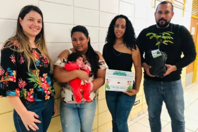 RELEASE: Prefeitura distribui mudas de árvores às crianças nascidas na Maternidade de Artur Nogueira