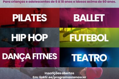 Prefeitura divulga vagas para oficinas culturais e esportivas gratuitas em Artur Nogueira