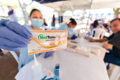 Ações pelo Novembro Azul em Amparo aplicam 612 testes rápidos de câncer de próstata