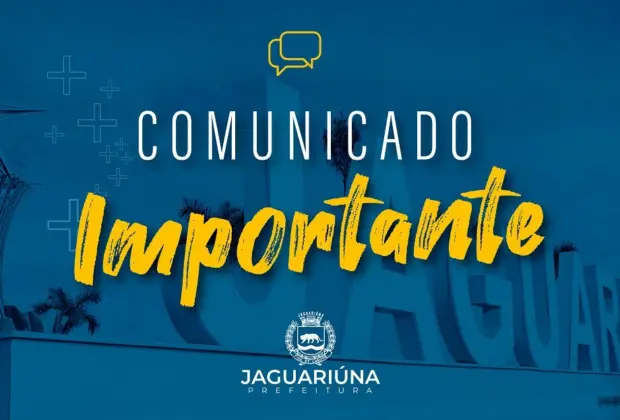 COMUNICADO IMPORTANTE