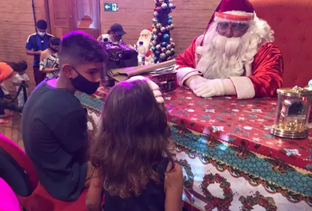 Papai Noel chega em Artur Nogueira nesta sexta e traz magia do Natal