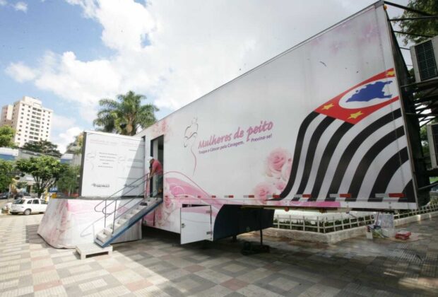 Governo de SP e FIDI levam carreta da mamografia a Jaguariúna