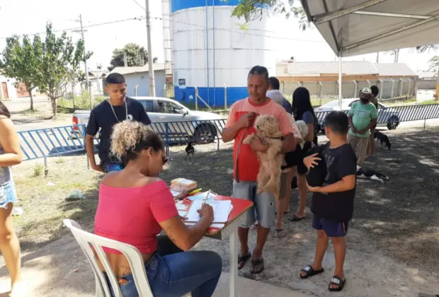 Ponto de vacina contra raiva estará na Feira Livre neste domingo em Artur Nogueira