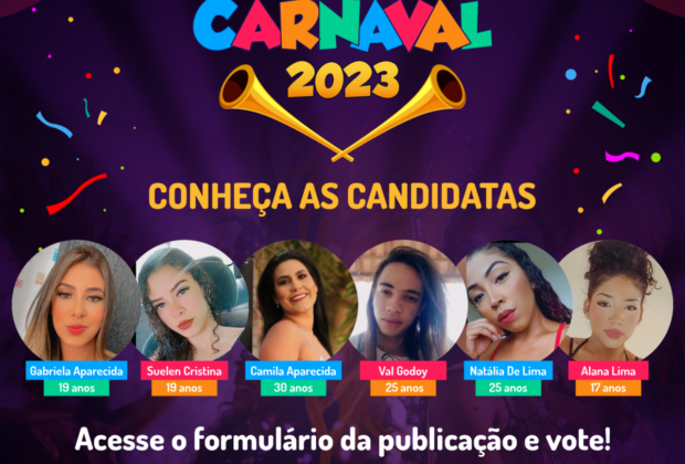 Votação – Escolha a Rainha do Carnaval de Santo Antônio de Posse