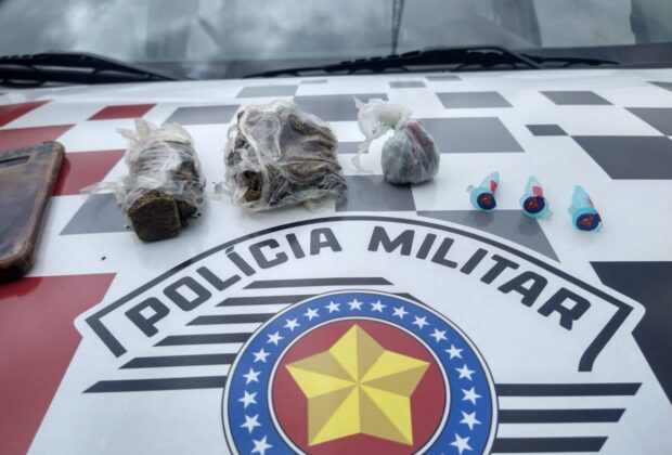 Polícia Militar prende acusado por tráfico de drogas em Itapira