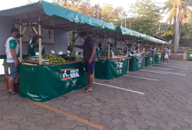 HOJE TEM FEIRA DO PRODUTOR RURAL NO PARQUE DOS LAGOS