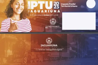 PAGAMENTO DO IPTU EM JAGUARIÚNA É PRORROGADO PARA MARÇO E COTA ÚNICA TERÁ 15% DE DESCONTO