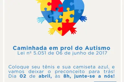 2 de abril: 1ª Caminhada pela Conscientização do Autismo de Mogi Guaçu