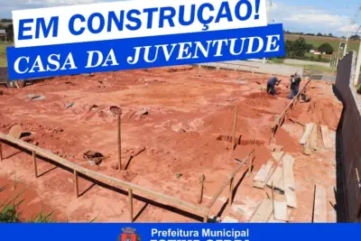 PREFEITURA DE ESTIVA GERBI INICIA CONSTRUÇÃO DA CASA DA JUVENTUDE