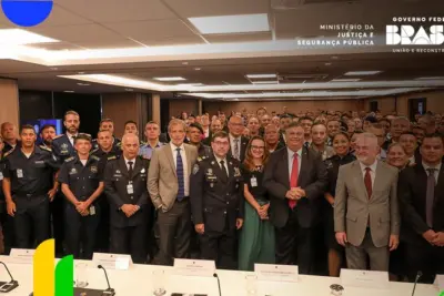 Comandante e subcomandante da GCM participam de encontro com Ministro da Justiça