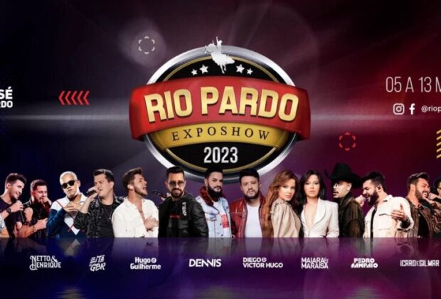 Rio Pardo Exposhow reúne grandes artistas, rodeio e team Penning na programação