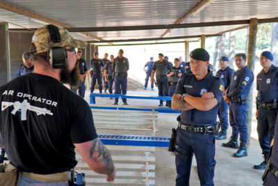 Guardas civis municipais participam de capacitação operacional nesta segunda-feira