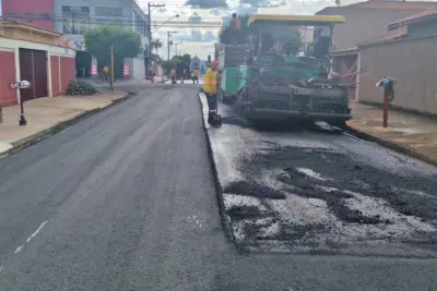 Prefeitura prossegue com recapeamento em vias do Jardim Santo Antonio