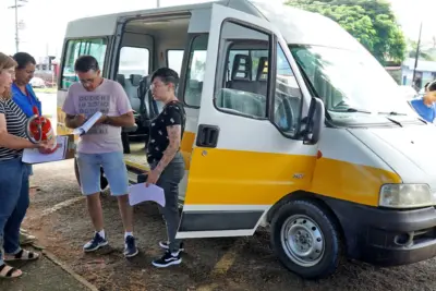 Segurança: vans de transporte escolar são vistoriadas